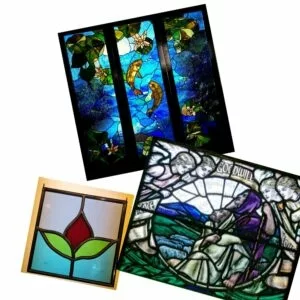 Decorative Stained Rectangle Window Panel Pendant Wall Decoration - Thiết  bị nhà cửa khác