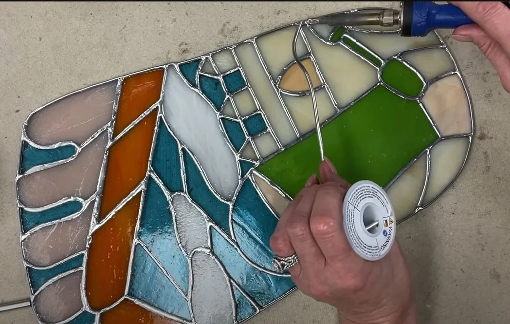 solder not covering all the copper tape : r/StainedGlass
